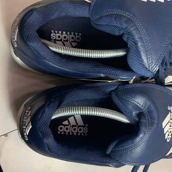 Adidas Mens Icon Bounce Royal Blue Metal Baseball Cleat Spike Low SZ 16 CG5243 - Picture 5 of 7